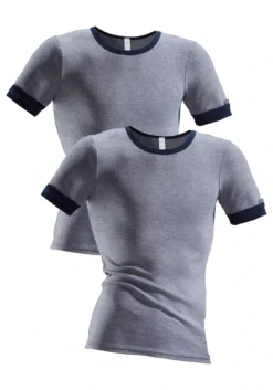 Clipper Exclusive Unterhemd, (2 St.), Modische Optik: Jeans Meliert, Tolle Baumwoll-Qualität -Bikini Mode Geschaft 5ceada8a560dcde2d492578c3c17f920