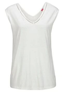 S.Oliver T-Shirt, Mit Zierbändern Am Ausschnitt -Bikini Mode Geschaft 5d5ae0fa58da2478b5a98b1a6c022ccf