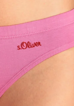 S.Oliver Bikinislip, (Packung, 3 St.), Mit Seitlichem Logodruck -Bikini Mode Geschaft 5e0a4d8d74c9d17205f0c4d870058073