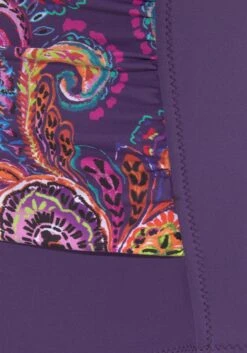 Vivance Badeanzug, Mit Lilafarbenem Paisleyprint -Bikini Mode Geschaft 627df507e061ae8ede67d029794f2045