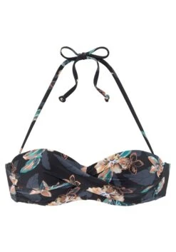 Venice Beach Bügel-Bandeau-Bikini-Top »Lori«, Mit Modernem Print -Bikini Mode Geschaft 6631ab1528ef3a9b428526ec00d2937c