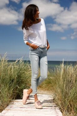 Elbsand Sneaker, Aus Hochwertigem Leder Und Herausnehmbarer Innensohle -Bikini Mode Geschaft 66ed012760c2862edfc908ae93cabc98