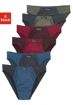 Le Jogger® Slip, (Packung, 6 St.), Schöner Basic In Schönen Farbkombinationen