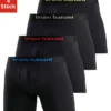 Bruno Banani Langer Boxer, (Packung, 4 St.), Mit Schwarzem Logobund -Bikini Mode Geschaft 6834db16883af07e68743bdfd4dde0a9