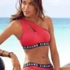 Elbsand Bustier-Bikini, Mit Markenschriftzügen In Kontrastfarbe