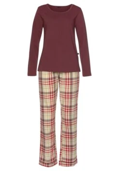 H.I.S Pyjama, (2 Tlg., 1 Stück), Mit Karierter Schlafhose -Bikini Mode Geschaft 693ee45843c0eb437437b7aa91931ce2