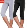 Vivance Active Caprileggings, (2er-Pack), Mit Gummibund
