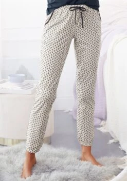 S.Oliver Pyjamahose, Im Allover-Druck -Bikini Mode Geschaft 6aa7b0a5e7a594d06dbe746491d0a05b