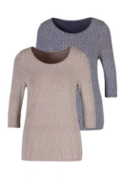 Vivance 3/4-Arm-Shirt, (2er-Pack), Mit Elastischem Saum -Bikini Mode Geschaft 6b3e400c4a6a9094033b29142a822835