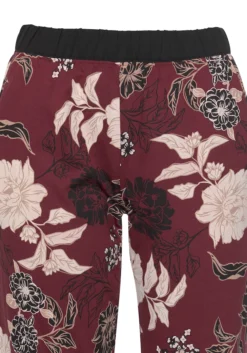 S.Oliver Pyjama, (2 Tlg., 1 Stück), Im Blumen-Dessin Mit Streifen-Details -Bikini Mode Geschaft 6df2c670d72c000435dc4c7060a6c510