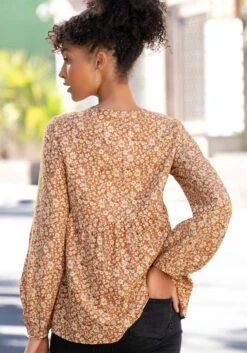 Buffalo Schlupfbluse, Mit Blümchenprint -Bikini Mode Geschaft 70617f8624246876059333fcffcb1510