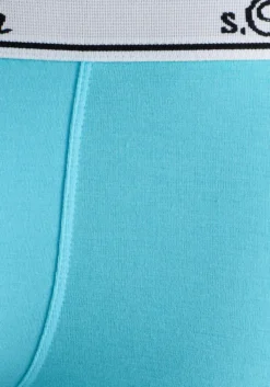 S.Oliver Hipster, (Packung, 3 St.), Schöne Retro Pants Mit Weißem Webbund -Bikini Mode Geschaft 707daf095ecc5f12151ba415afb2ca29