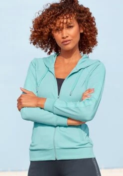 LASCANA ACTIVE Trainingsjacke, Mit Kapuze, Mit Logo Tape An Den Ärmeln