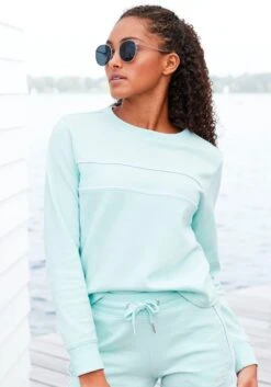 H.I.S Sweatshirt, Mit Piping