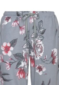 Vivance Dreams Pyjama, (2 Tlg., 1 Stück), Mit Hortensienmuster -Bikini Mode Geschaft 76a68cff47c844b50da03f4cb3cff582