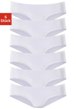 Vivance Active Hipster, (Packung, 6 St.), Aus Weicher Microfaser -Bikini Mode Geschaft 76ed65b02a93b2150c9e13e42a538a5a