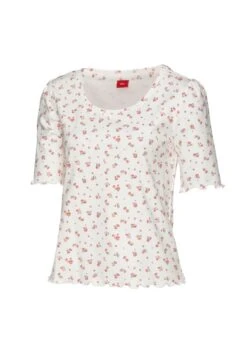 S.Oliver Pyjamaoberteil, Mit Puffärmeln -Bikini Mode Geschaft 772a5374a0cd4cc77f37cac0f94618b3