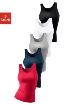 Petite Fleur Unterhemd, (Packung, 5 St.), Aus Weicher Feinripp-Qualität -Bikini Mode Geschaft 778d0bbd8eb1a26584f6eb90eea215c3 1