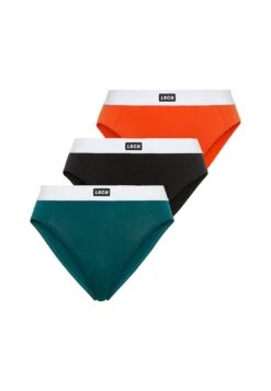 LSCN By LASCANA Jazz-Pants Slips, (Packung, 2 St.), Mit Breitem Logo-Bündchen