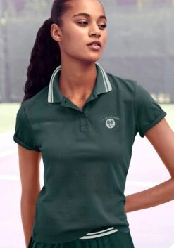 LASCANA ACTIVE T-Shirt, Mit Knopfleiste