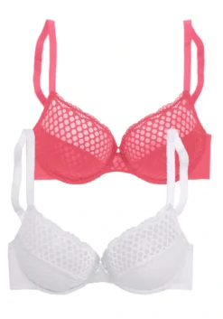Petite Fleur Bügel-BH, (Packung, 2 Stück), Aus Grafischer Spitze, Dessous -Bikini Mode Geschaft 79a4b0799f0f96fbdc80a5250fb76e24