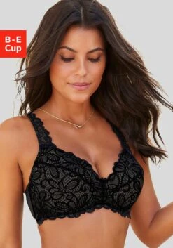 Nuance Schalen-BH, Aus Feiner, Floraler Spitze, Mit High-Apex-Schnitt, Sexy Dessous