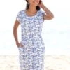 Beachtime Jerseykleid, Mit Blumenmuster -Bikini Mode Geschaft 7a81add35103163802eb1a910ff9fbc7