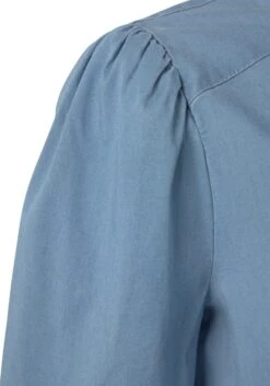 Vivance Jeansbluse, Mit Puffärmeln -Bikini Mode Geschaft 7bc36546550cb08599453a09366c9d1d