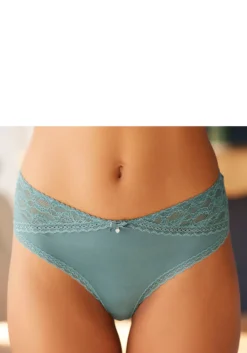 S.Oliver Panty »Clarissse«, Mit Dezent Transparenten Spitzeneinsätzen -Bikini Mode Geschaft 7ca62fe1248a9f72de9144f0d03053b6