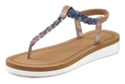 Venice Beach Badesandale, Zehentrenner Mit Modischem Print VEGAN