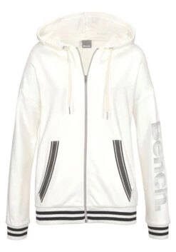 Bench. Kapuzensweatjacke, Mit Logodruck In Metalloptik -Bikini Mode Geschaft 7ecd7787142f802c1847df22ff526ca8