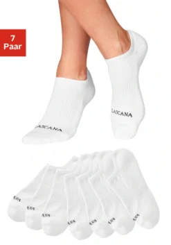 LASCANA ACTIVE Sneakersocken, (7 Paar), Mit Fußfrottee -Bikini Mode Geschaft 7ee628c026878948123534b118914ea4