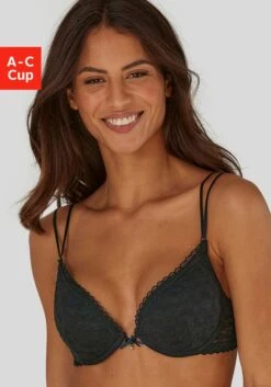 S.Oliver Push-up-BH »Clarissse«, Mit Feiner Spitze Und Trägern In Bänder-Optik -Bikini Mode Geschaft 7f28117a1ba947106c6b8aa53ac281df