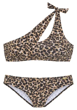 Bruno Banani Bustier-Bikini, Bedruckt Mit Assymetrischem Schnitt -Bikini Mode Geschaft 801961c0c022cf3385c406e40acfd9b9