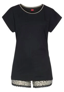 S.Oliver Shorty, (2 Tlg., 1 Stück), Mit Leo-Muster Und Spitzendetails -Bikini Mode Geschaft 801e7caa1261ed67d621a14ae378775e