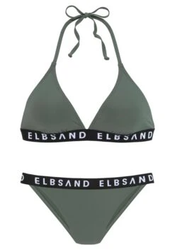 Elbsand Triangel-Bikini, Mit Markenschriftzügen In Kontrastfarbe -Bikini Mode Geschaft 80bb4de253fee23b584978a2fbca5983