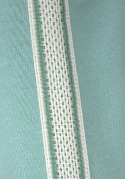 Bench. Kapuzensweatshirt, Mit Gestreiftem Bund Und Glanzprint -Bikini Mode Geschaft 81c086efd1b852837ea626a13ba55b2c