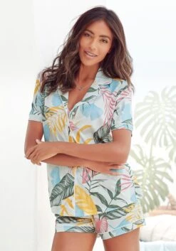 Vivance Dreams Shorty, (2 Tlg., 1 Stück), Mit Floralem Druck -Bikini Mode Geschaft 83270430d11201b55ef5fa55ab47671e