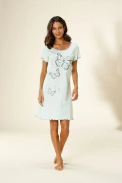 Vivance Dreams Nachthemd, Mit Schmetterling Motiv -Bikini Mode Geschaft 833318ff7c8b95b2d9745dac1c6b6f4e