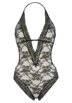 JETTE Body, Aus Floraler Spitze Mit Glitzeraccessoire, Sexy Dessous -Bikini Mode Geschaft 835c330235389a1ada5034a68b26895d