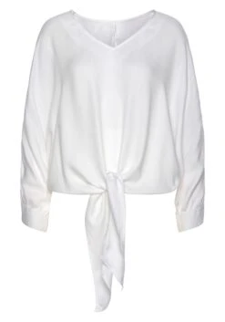 Vivance Schlupfbluse, Mit Knotendetail Am Saum -Bikini Mode Geschaft 83d9cfe7bdbb209a96a78207c0c777d4