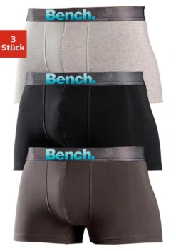 Bench. Boxer, (Packung, 3 St.), Mit Logo Webbund -Bikini Mode Geschaft 8641c60c38088a409d02a8fbe576b180