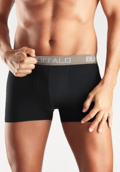Buffalo Boxer, (Packung, 4 St.), Unifarbene Retro Pants -Bikini Mode Geschaft 871b230154d1bb55a8d572f67e62627c