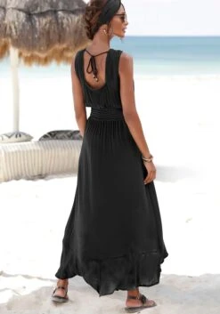 S.Oliver Maxikleid, Aus Gekreppter Viskose -Bikini Mode Geschaft 8766fbab7093861f615795e846e80a34