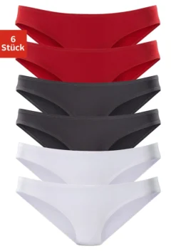 Vivance Active Bikinislip, (Packung, 6 St.), Aus Weicher Microfaser -Bikini Mode Geschaft 889f9955cffecaac5594ab8621971cca