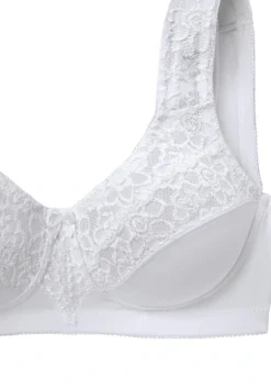 Petite Fleur Entlastungs-BH, (Packung, 2 Stück), Ohne Bügel, Mit Eleganter Spitze, Basic Dessous -Bikini Mode Geschaft 88a8fad0fd2ec7cb5ff9041f88f9d514