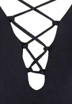 Venice Beach Badeanzug, Mit Geschnürtem Ausschnitt -Bikini Mode Geschaft 892ed6f427e76a4fb4543456ee4afa6f