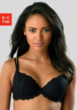 Vivance Push-up-BH, Mit 2 Tragevarianten, Dessous -Bikini Mode Geschaft 89585d8bb44760ae2ac287bd3b69dc05