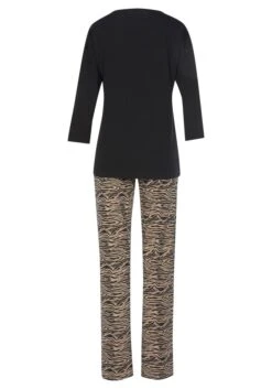 S.Oliver Pyjama, (2 Tlg., 1 Stück), Lange Hose Mit Animal-Print -Bikini Mode Geschaft 8a37060cda9369484c6971639b5b077b