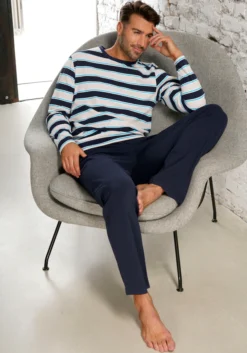 H.I.S Pyjama, (2 Tlg., 1 Stück), In Schöner Streifenoptik -Bikini Mode Geschaft 8a94ab379a9c730290fe94894c1e8bd2